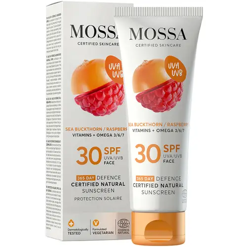 Солнцезащитный крем Mossa 50 мл 365 дней защиты для лица SK30