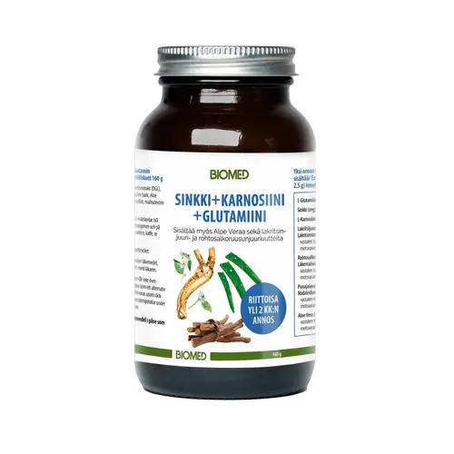 biomed-tsink-karnozin-gliutamin-poroshok-dlia-prigotovleniia-napitka-120-g