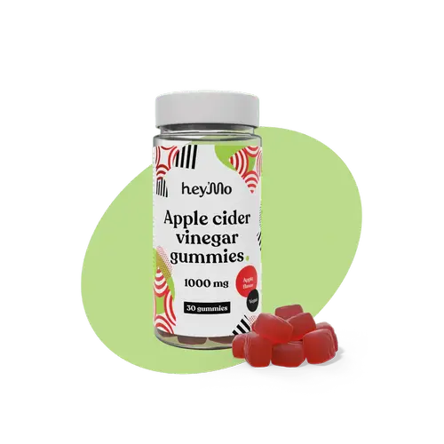 Жевательные конфеты с яблочным уксусом hey'Mo - 1000 мг, 30 шт.
