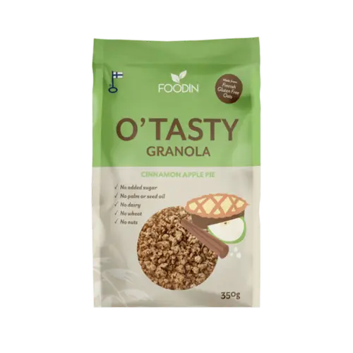 Foodin O'Tasty Granola Cinnamon Apple Pie - Oat granola Apple pie 350 g