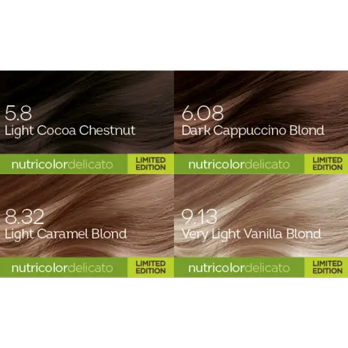 Biokap Nutricolor Delicato - Краска для волос 5.8 Светлый какао-каштан 140 мл