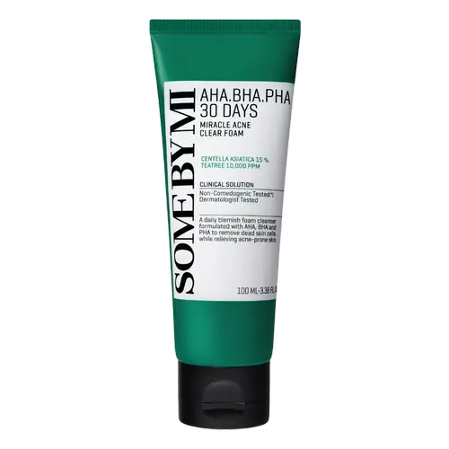Some By Mi AHA BHA PHA 30 Days Miracle Acne Clear Foam - Очищающая пенка 100 мл