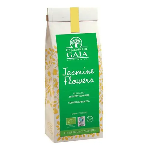 Les Jardins De Gaïa Jasmine Flowers Green Tea - Чай с жасмином рассыпной 100 г