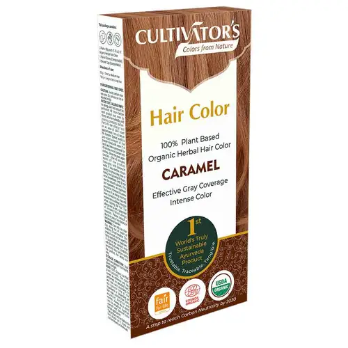 Краска для волос Cultivators Caramel - Растительная краска для волос 100 г