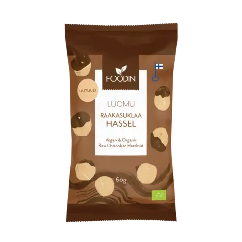 Органический сырой шоколад Foodin Hassel 60 г