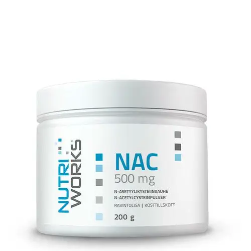 Nutri Works NAC 500 мг - порошок N-ацетилцистеина 200 г