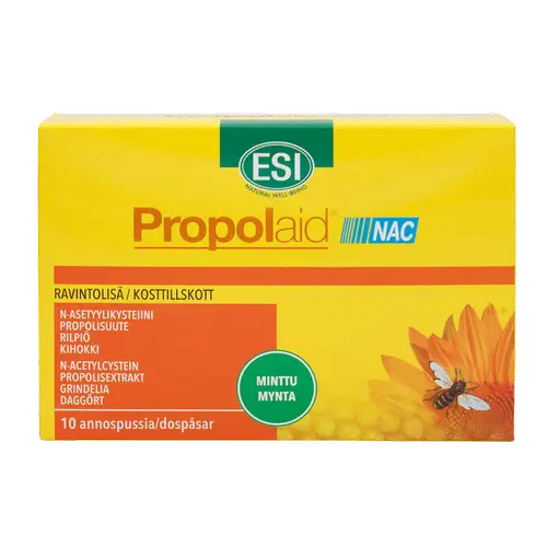 Питьевой порошок ESI Propolaid Nac, содержащий N-ацетилцистеин, 10 x 5 г