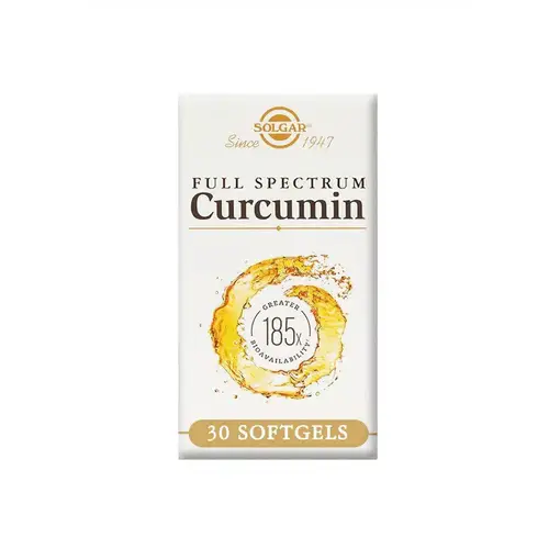 Solgar Full Spectrum Curcumin - Куркумин 30 капсул - Дата 03/2026