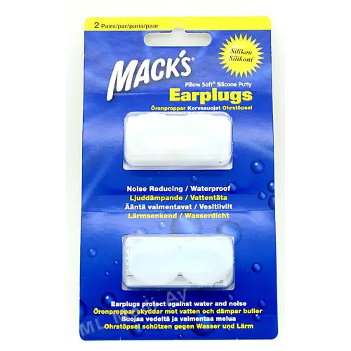 Защитные наушники Mack, силикон, 2 пары