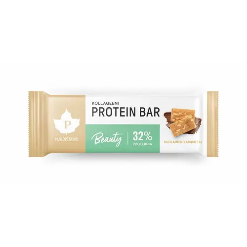 Батончик Pudhistamo Collagen Protein Bar - Salted Caramel 30 g - Дата 11/2025