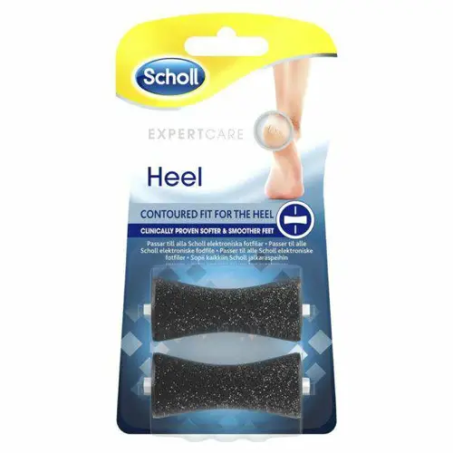 Scholl Expert Care Heel - Сменные насадки для удаления царапин на пятках - Для пяток 2 шт.