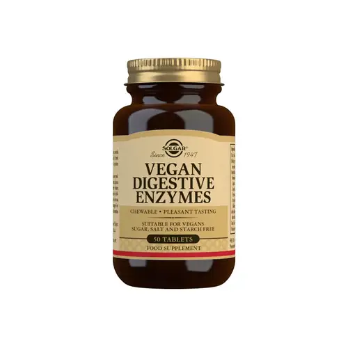 Solgar Vegan Digestive Enzymes - Пищеварительные ферменты 50 табл.