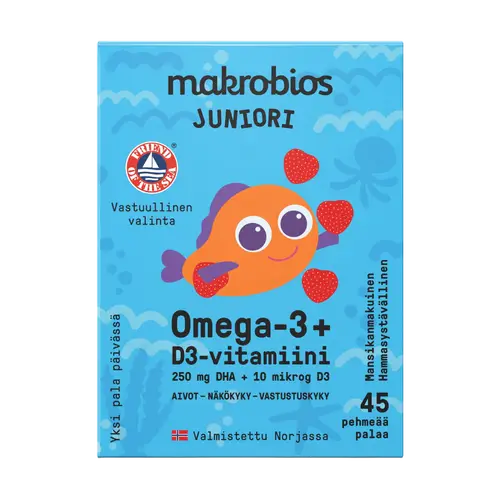 Макробиос Юниор Омега-3 + витамин Д3 45 шт.