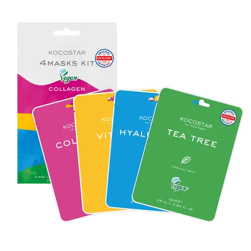 Набор KOCOSTAR 4 Masks — 4 тканевые маски