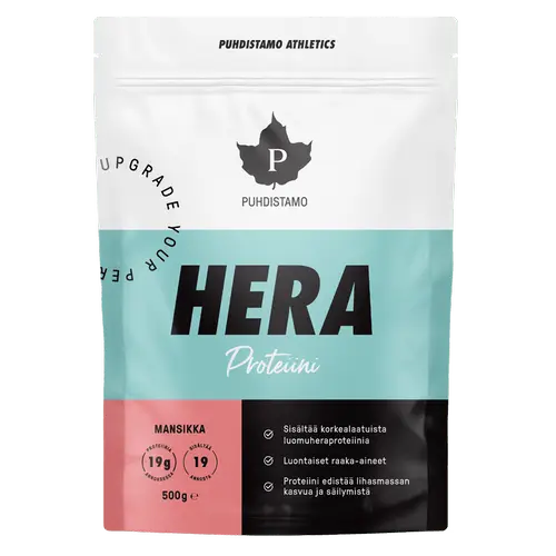 Pudhistamo Athletics Whey Protein Strawberry 500 g