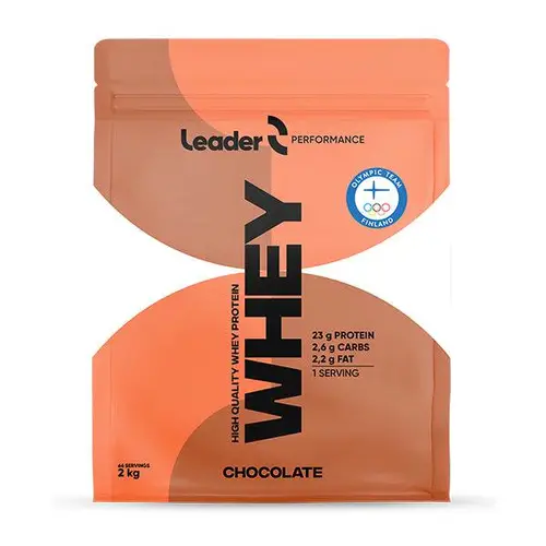 Leader Performance Whey Protein Chocolate - Сывороточный протеиновый порошок, шоколад 2 кг
