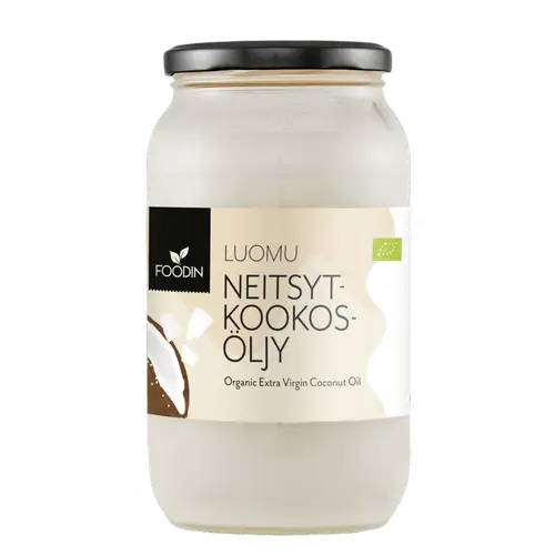 Органическое кокосовое масло первого отжима Foodin 1 л