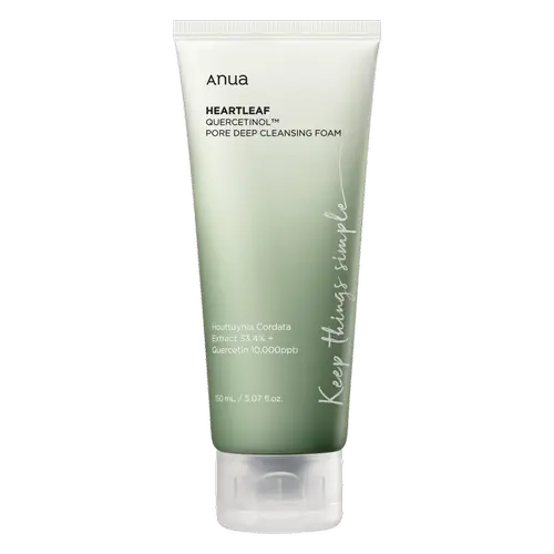 Anua Heartleaf Quercetinol Pore Deep Cleansing Foam - Очищающая пена 150 мл