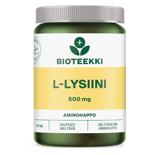 Bioteekki L-Lysine 500 mg 60 tabl.