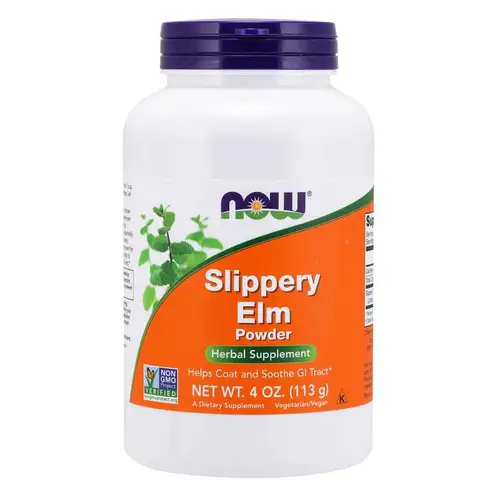 Now Foods Slippery Elm Powder 113 г — порошок из коры красного вяза