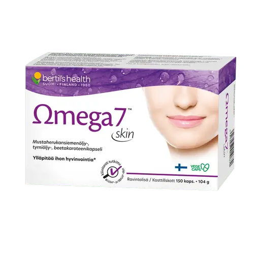 Bertil's Health Omega7 Skin 150 капсул.