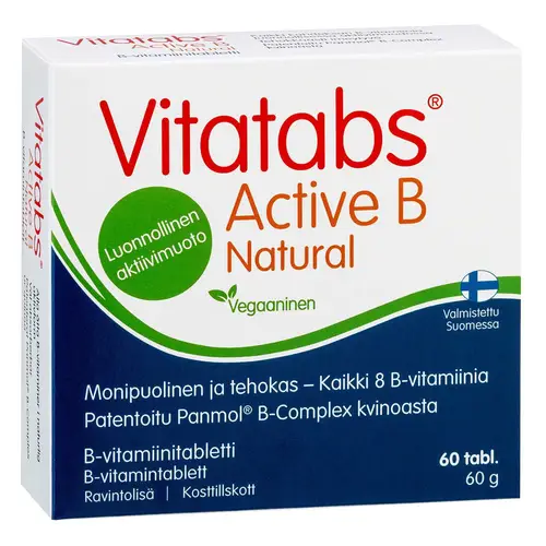 Vitatabs Active B Natural - таблетки витамина B 60 табл.