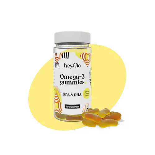 Жевательные конфеты hey'Mo Omega-3 с ЭПК и ДГК — жевательные кусочки, 60 шт.