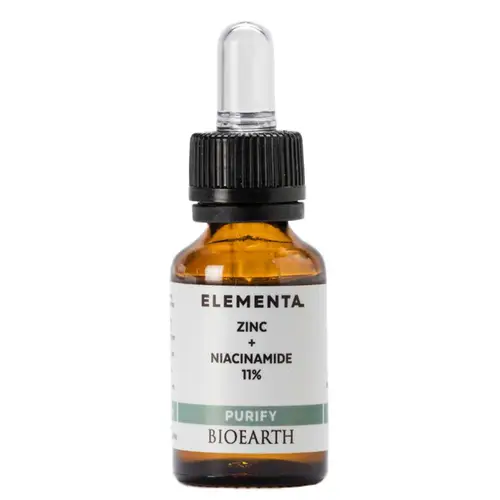 Bioearth Elementa Zinc + Niacinamine 11% - Сыворотка для лица 15 мл