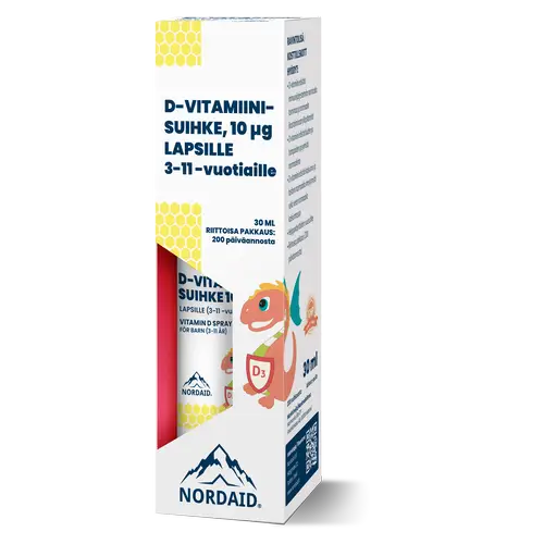 Спрей Nordaid D-Vitamin 10 мкг - Для детей (3-11 лет) 30 мл