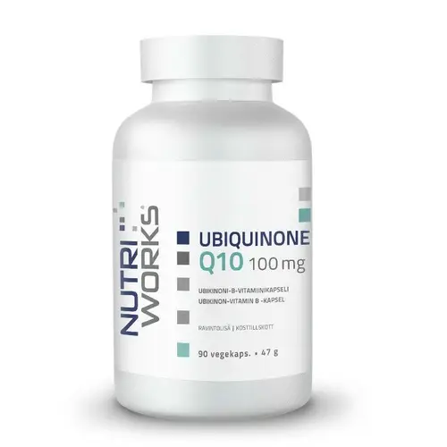 Nutri Works Ubiquinone Q10 100 мг - капсулы с убихиноном и витамином группы B, 90 капсул.