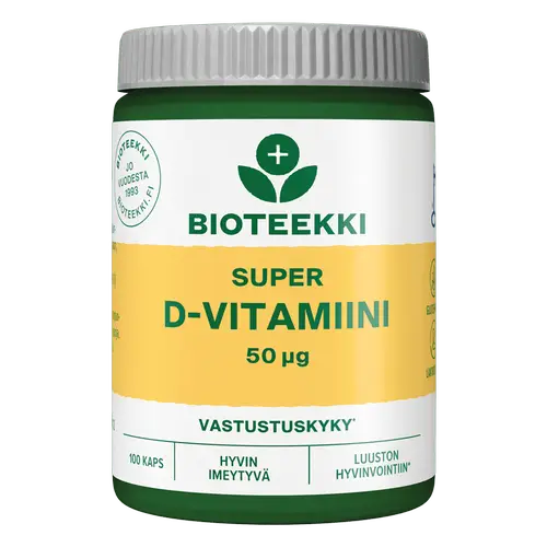 Bioteekki Супер витамин D 50 мкг 100 капс.
