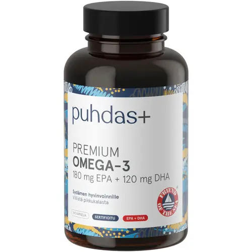 Omega-3 Pure+ 180 мг ЭПК + 120 мг ДГК 160 капсул
