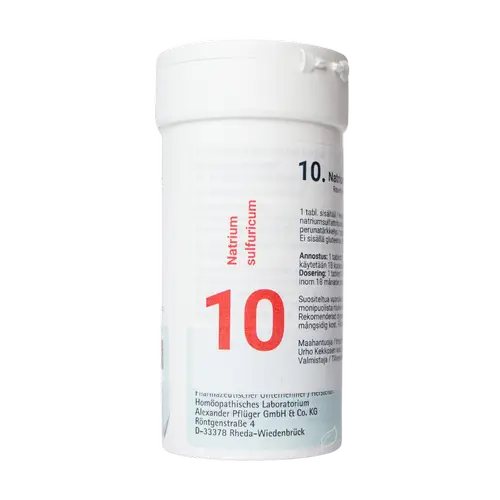 Pflüger №10 Natrium Sulfuricum - Клеточная соль 400 табл.