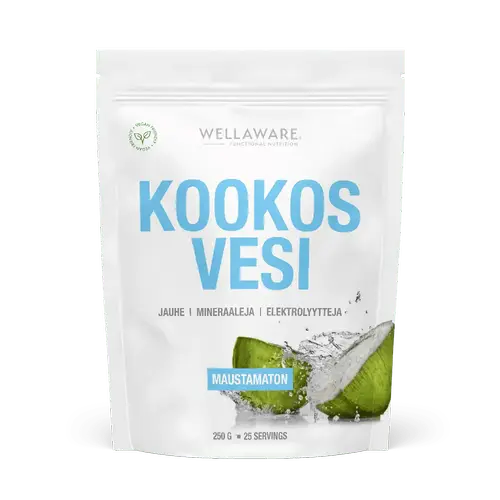 Порошок кокосовой воды WellAware, без ароматизаторов, 250 г