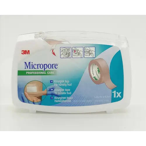 Лента из микропористого волокна, коричневая, 1,25 см x 9,1 м