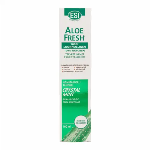 ESI Aloe Fresh Crystal Mint - Стоматологический гель для свежего дыхания 100 мл