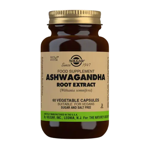 Solgar Ashwagandha - Экстракт корня 60 капсул.