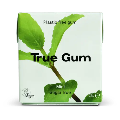 Жевательная резинка True Gum Xylitol со вкусом мяты и без сахара