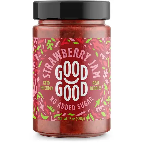 Good Good Strawberry Jam — клубничный джем, подходящий для кето-диеты, 330 г