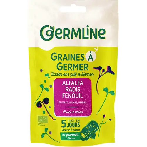 Смесь семян люцерны, редиса и фенхеля для проращивания Germline 150 г