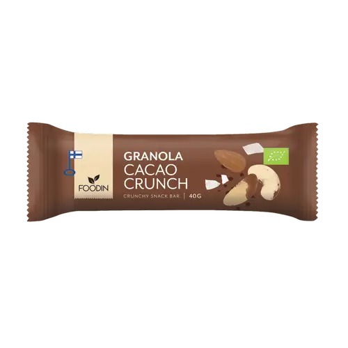 Foodin Granola Cacao Crunch - батончик с начинкой 40 г - Дата 09/2025