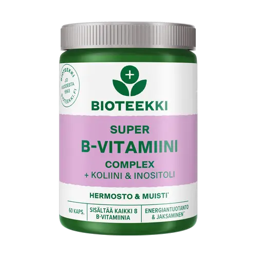 Витамины группы B Super B от Biotek, 60 капсул.