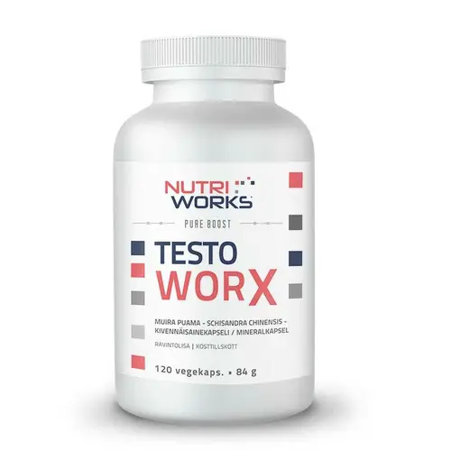 Nutri Works Testo Worx - Минеральные капсулы 120 капс.