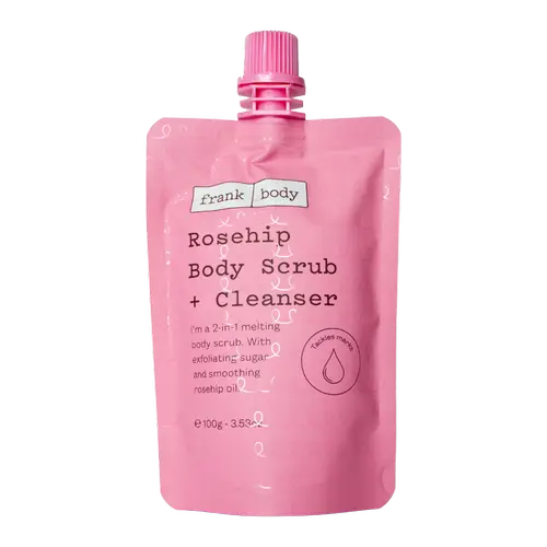 Frank Body Rosehip Body Scrub + Cleanser - Скраб для тела 100 г - партия