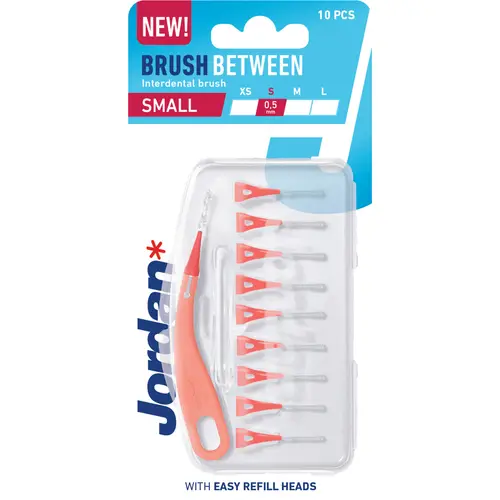 Межзубные ершики Jordan 10 шт. S 0,5 мм Щётка для межзубных промежутков