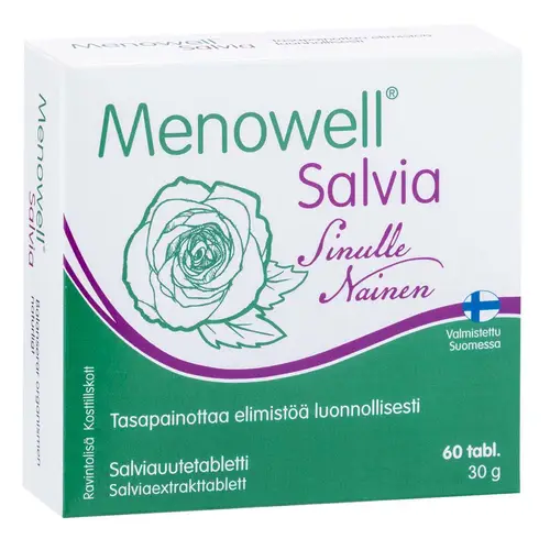 Menowell Sage - Экстракт шалфея в таблетках 60 табл.