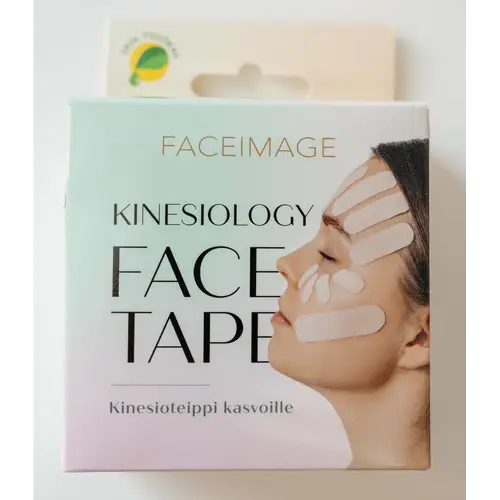 Кинезио тейп для лица Faceimage, обычный, 5 см x 5 м, бежевый