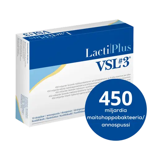 LactiPlus VSL#3 Порошок молочнокислых бактерий, 10 пакетиков - 450 миллиардов в пакетике