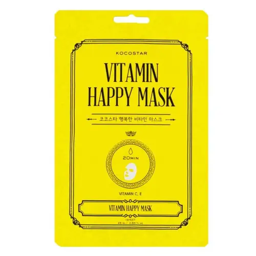 KOCOSTAR Vitamin Happy Mask - увлажняющая тканевая маска 1 шт.