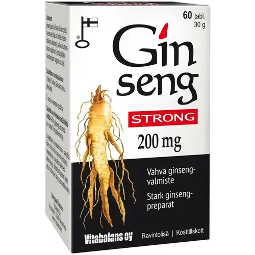 Женьшень сильный 200 мг